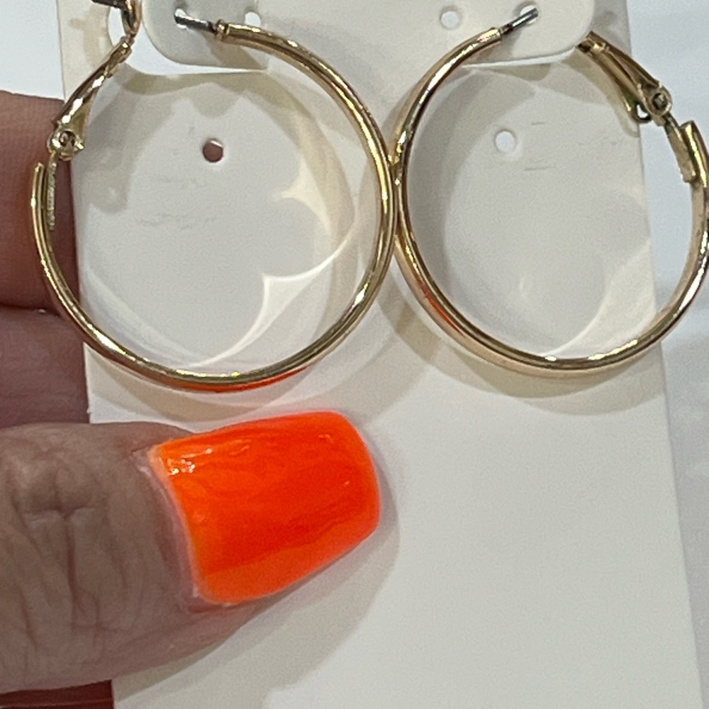 Gold Hoop Earrings